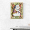Cat - Special Shaped Diamond - 50x40cm