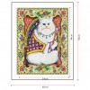 Cat - Special Shaped Diamond - 50x40cm