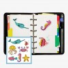 7pcs Diamond Painting Mosaic Marine Animal DIY Round Drill Adhesive Sticker