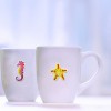 7pcs Diamond Painting Mosaic Marine Animal DIY Round Drill Adhesive Sticker