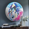 Horse Portrait Iron Sheet Diamond Painting Partial Special Resin Rhinestone