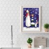 DIY Full Diamond Picture 5D Drill Smile Snowman Round Painting Kit (B3577)