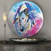 Horse Portrait Iron Sheet Diamond Painting Partial Special Resin Rhinestone
