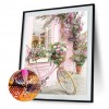 Cross Ctitch Bicycle - Full Square Diamond - 40x50cm