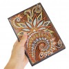 DIY Mandala Special Shaped Diamond 50 Pages A5 Notebook(Without Lines)