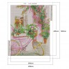 Cross Ctitch Bicycle - Full Square Diamond - 40x50cm