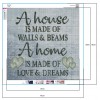 Word  - Full Square Diamond - 45x45cm
