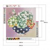 Succulent Plants-Round Diamond-30*30CM