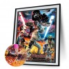 5D Full Round Drill Mosaic Craft DIY Film Diamond Painting Poster 35 X 45cm