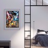 5D Full Round Drill Mosaic Craft DIY Film Diamond Painting Poster 35 X 45cm