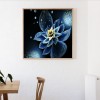 Datura Flowers-Round Diamond-40*40CM