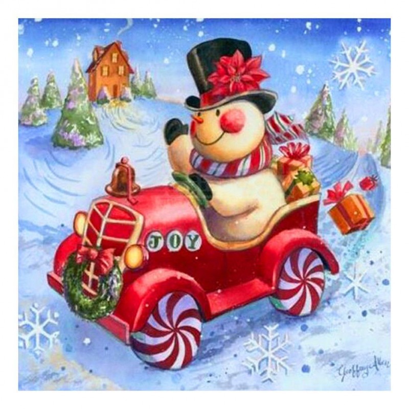 snowman-Round Diamon...