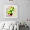 Toucan Cactus-Round Diamond-30x30CM