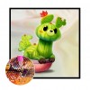 Toucan Cactus-Round Diamond-30x30CM