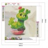 Toucan Cactus-Round Diamond-30x30CM
