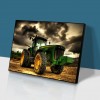 Tractor Side View - Full Round Diamond - 40x30cm
