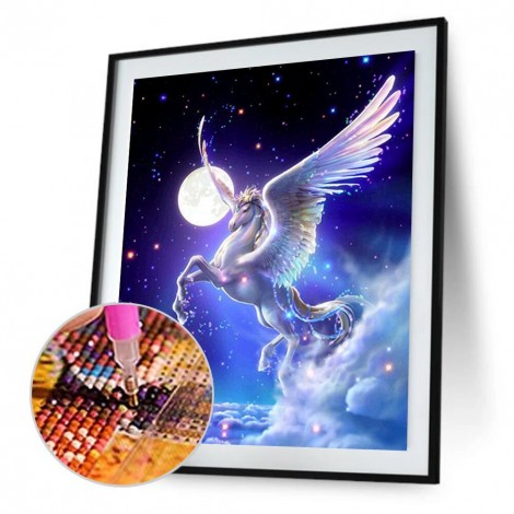 Horse-Round Diamond-30*40CM