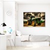 Tractor Side View - Full Round Diamond - 40x30cm