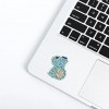 9pcs Handmade Resin Diamond Painting Stickers Cartoon Animal Book Decals