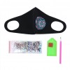 DIY Resin Part Drill Lady Face Mask Animals Diamond Painting Kit (Mandolin)