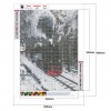 Train - Full Round Diamond - 30*40cm