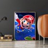Animes Mario  - Full Round Diamond - 30x40cm
