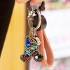 DIY Key Chain Diamond Painting Letters Women Bag Keyring Pendant Gift