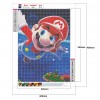 Animes Mario  - Full Round Diamond - 30x40cm