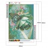 Flower-Round Diamond-30*40CM