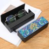 DIY Diamond Painting Leather Eye Glasses Storage Case Travel Sunglasses Box