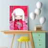 Japanese Doll-Round Diamond-30*40CM