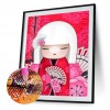 Japanese Doll-Round Diamond-30*40CM