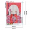 Japanese Doll-Round Diamond-30*40CM