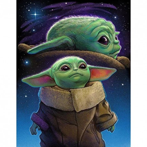 Yoda - Full Diamond Painting - 30x40cm