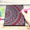 DIY Mandala Special Shaped Diamond Painting 50 Pages Notepad A5 Sketchbook