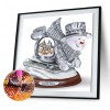 Christmas-Round Diamond-40*40CM