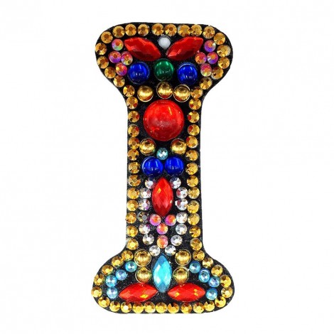 DIY Key Chain Diamond Painting Letters Women Bag Keyring Pendant Gift