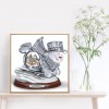 Christmas-Round Diamond-40*40CM
