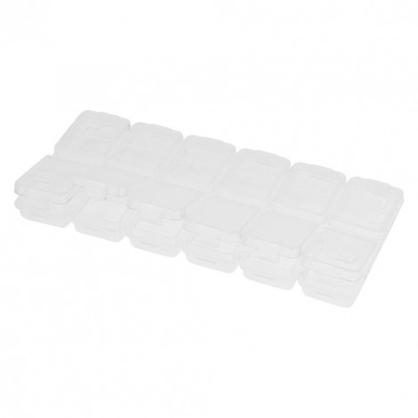 Clear Plastic Diamond Storage Box DIY Diamond Painting Drill Case