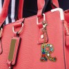 DIY Key Chain Diamond Painting Letters Women Bag Keyring Pendant Gift