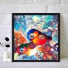 5D Full Round Drill DIY Colorful Birds Diamond Painting Mosaic Craft Decor