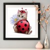 Cat-Round Diamond-30*30CM