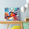 5D Full Round Drill DIY Colorful Birds Diamond Painting Mosaic Craft Decor