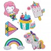 6pcs Fantastic Beast DIY Round Diamond Painting Sticker Decor (LDZ002)