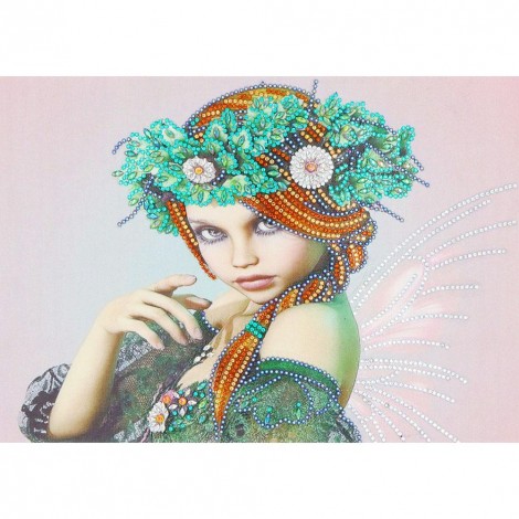 5D DIY Special Shaped Diamond Painting Beauty Embroidery Mosaic Kit (D1059)