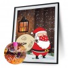Christmas-Round Diamond-30*40CM