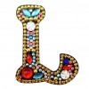 DIY Key Chain Diamond Painting Letters Women Bag Keyring Pendant Gift
