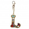 DIY Key Chain Diamond Painting Letters Women Bag Keyring Pendant Gift