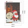 Christmas-Round Diamond-30*40CM