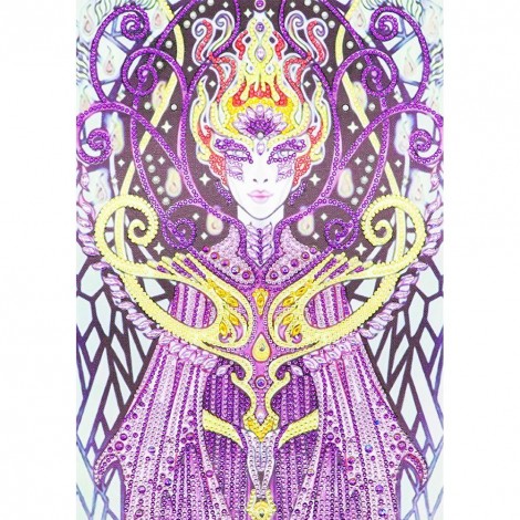 5D DIY Special Shaped Diamond Painting Beauty Embroidery Mosaic Kit (D1089)